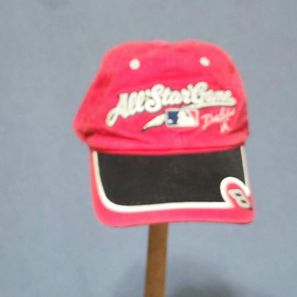 MLB All Star Game Red and Black Baseball Cap. Dale Ernhardt #8 Budweiser
